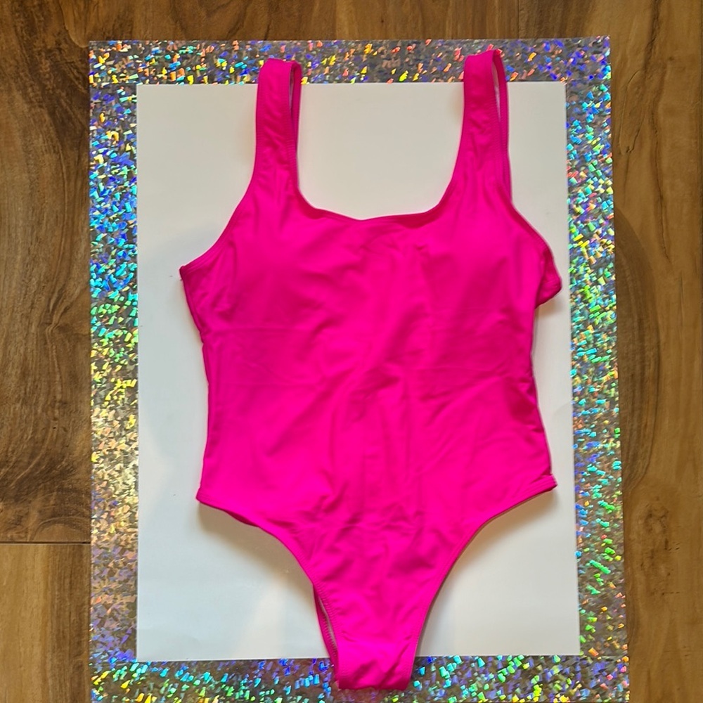NWT-Vibrant Pink Women's One-Piece Swimsuit